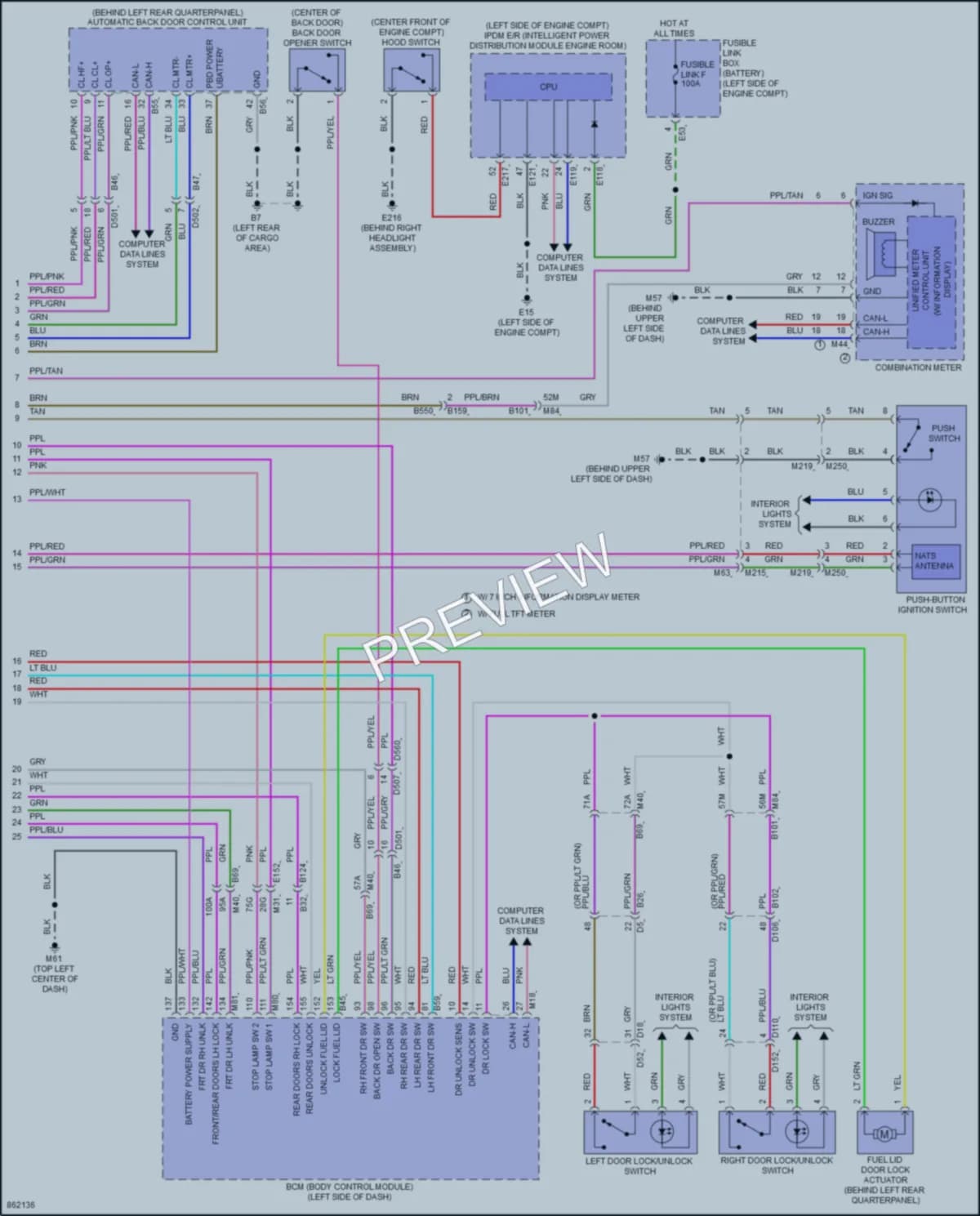 2024 Infiniti QX60 Anti Theft wiring diagram preview