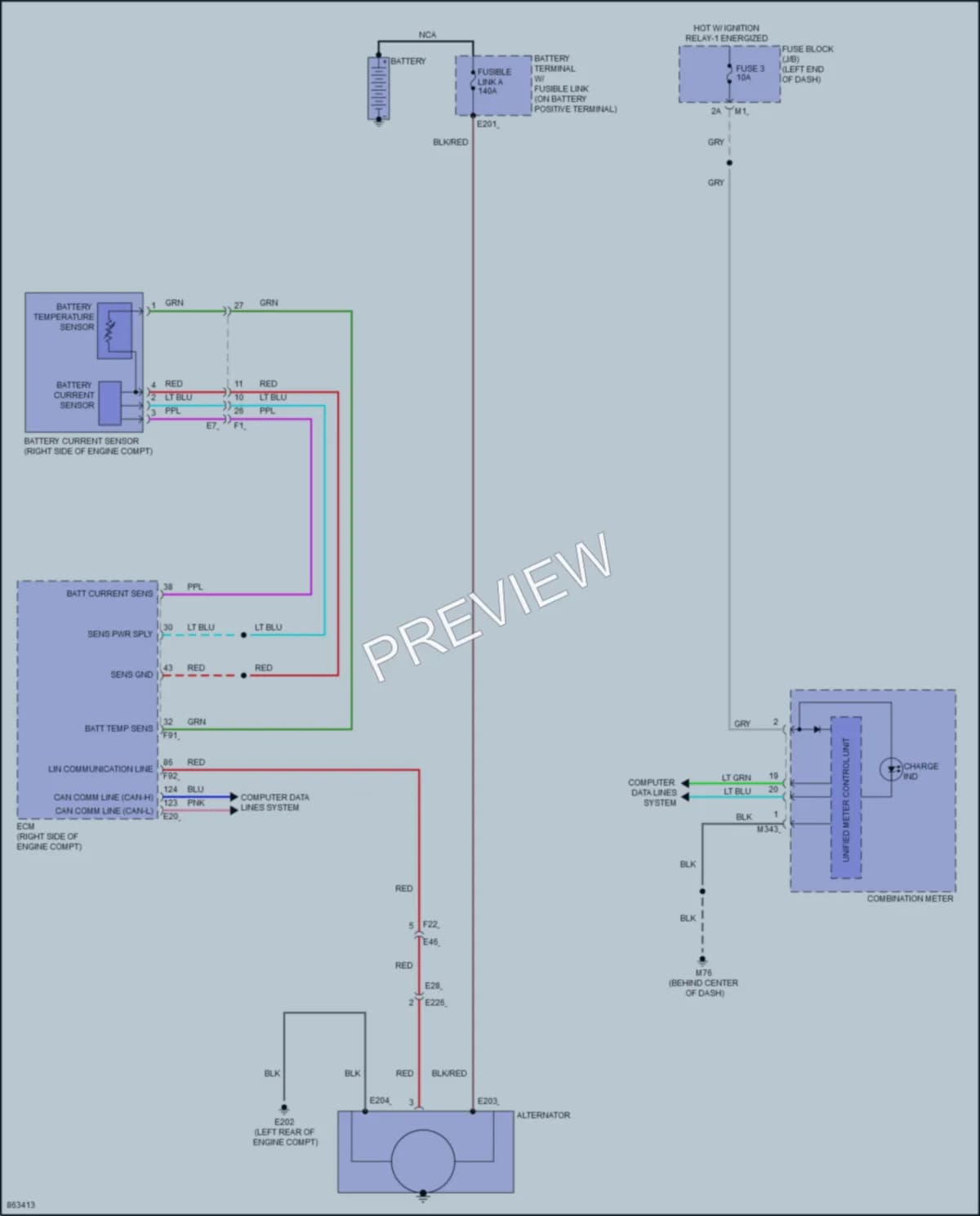 2024 Infiniti QX80 Starting Charging wiring diagram preview