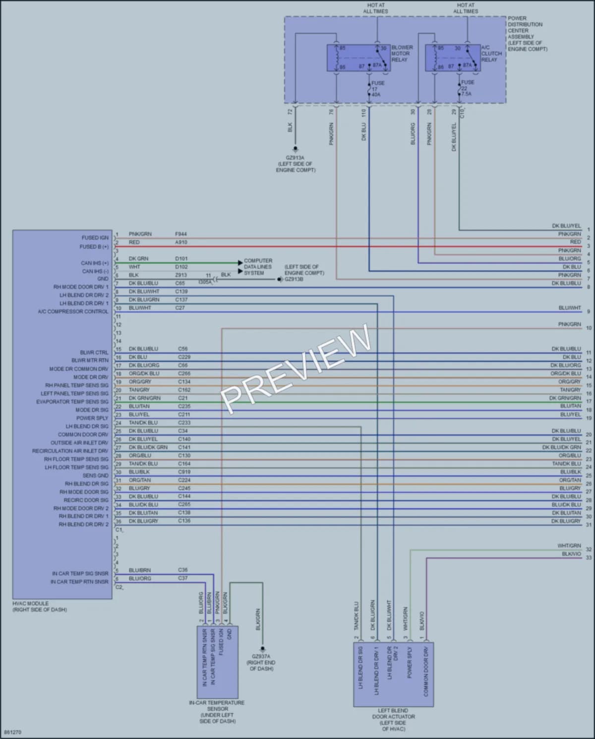2024 Jeep Compass Air Conditioning Wiring Diagrams protected preview