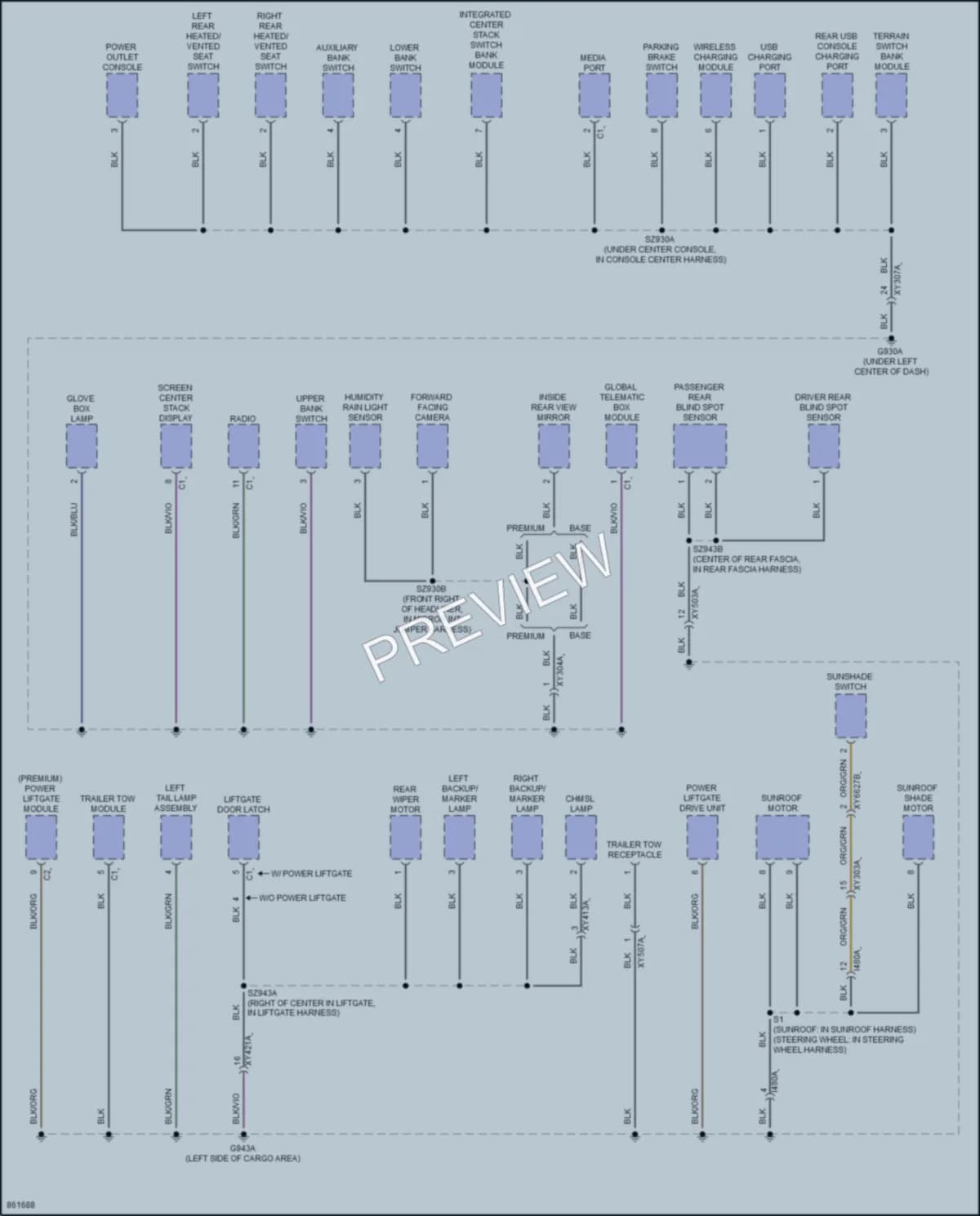 2024 Jeep Compass Ground Distribution wiring diagram preview