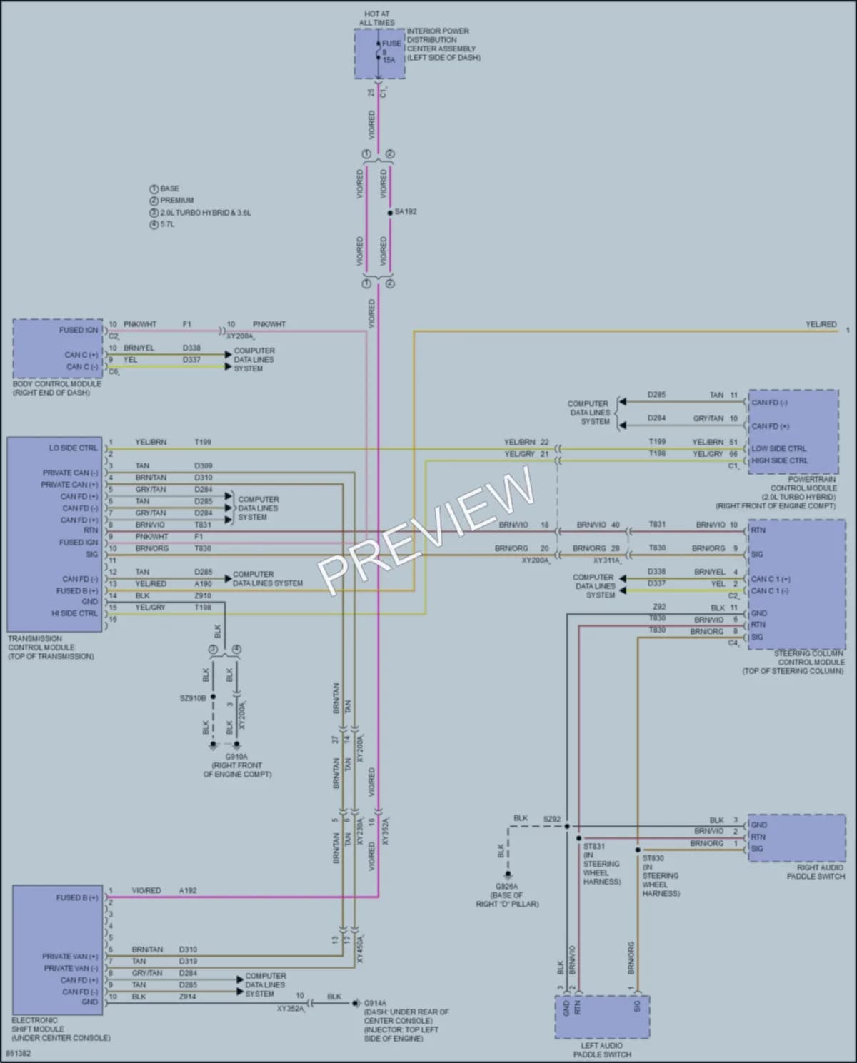 2024 Jeep GrandCherokee4XE Transmission wiring diagram preview