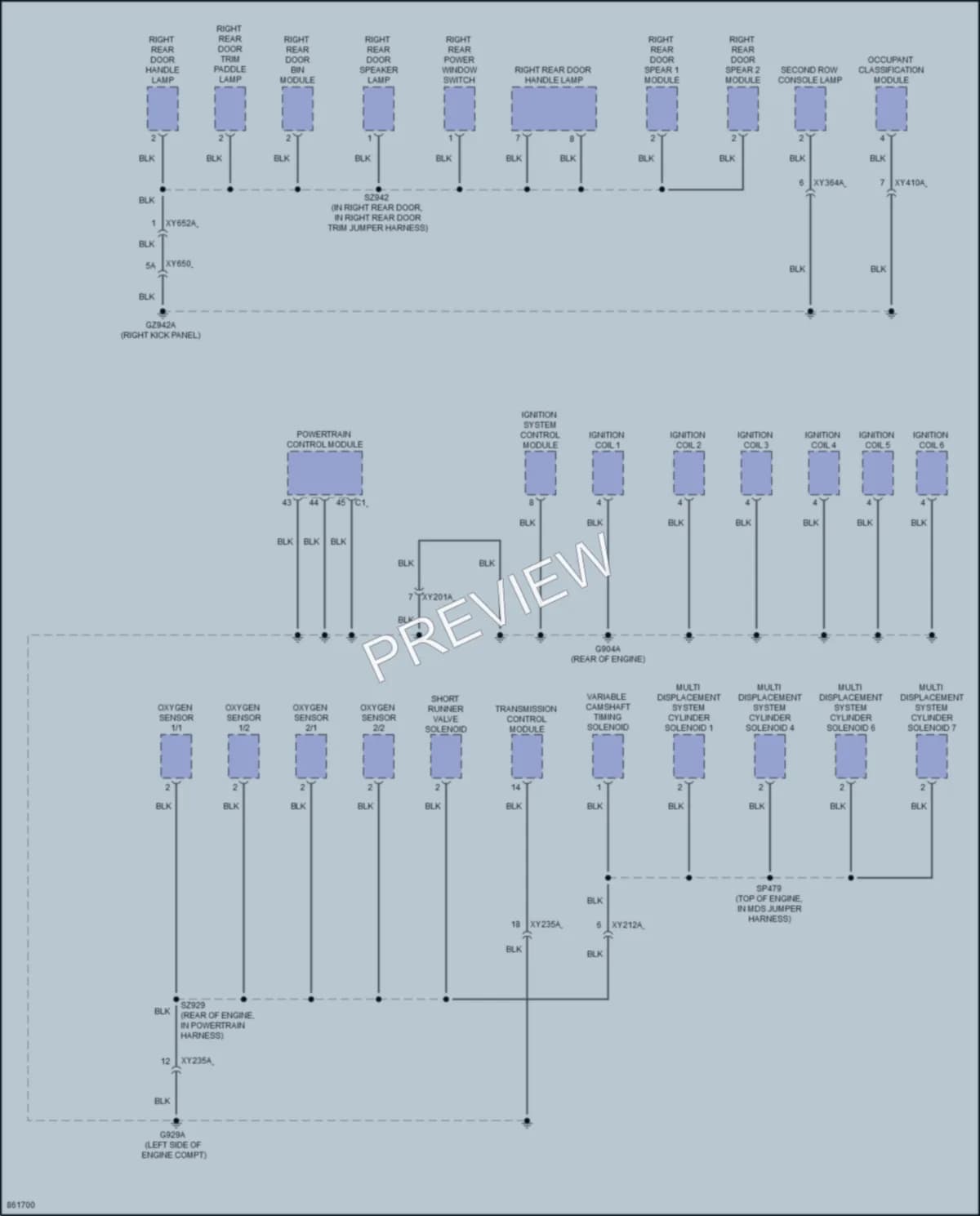 2024 Jeep GrandWagoneer Ground Distribution wiring diagram preview