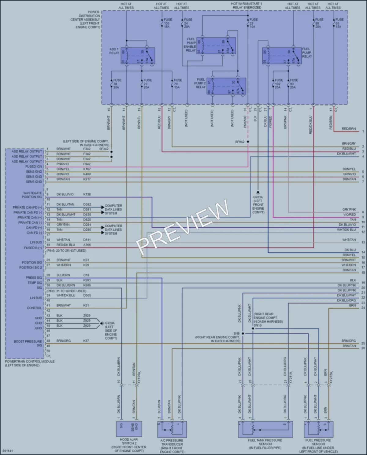 2024 Jeep GrandWagoneerL Engine Performance wiring diagram preview