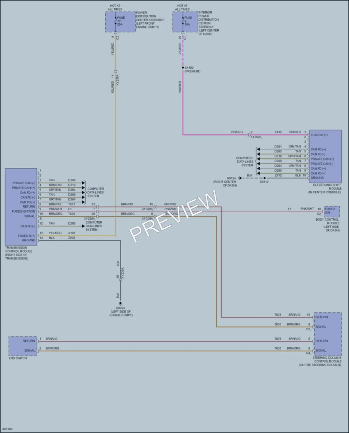 2024 Jeep GrandWagoneerL Transmission wiring diagram preview