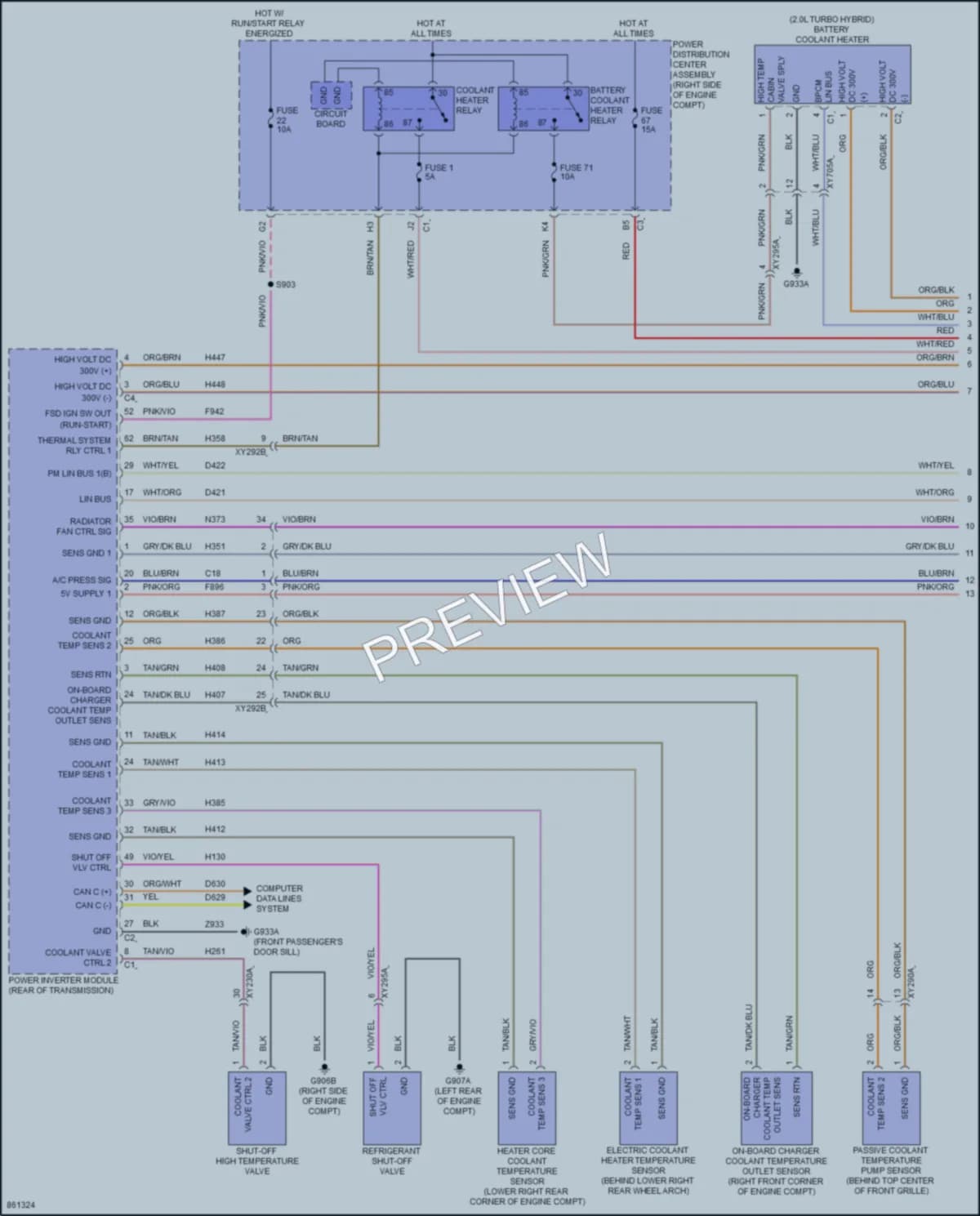 2024 Jeep Wrangler Cooling Fan wiring diagram preview
