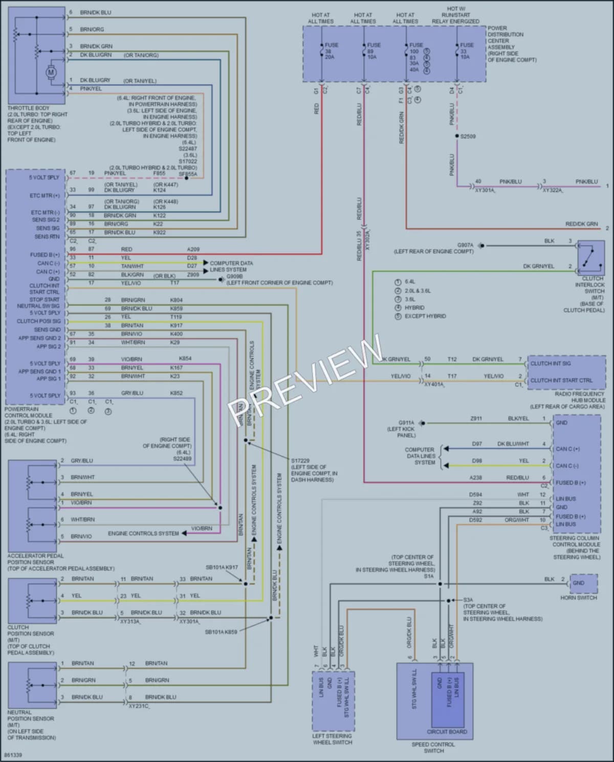 2024 Jeep Wrangler Cruise Control wiring diagram preview