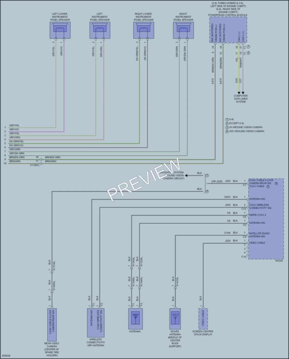 2024 Jeep WranglerUnlimited Navigation wiring diagram preview
