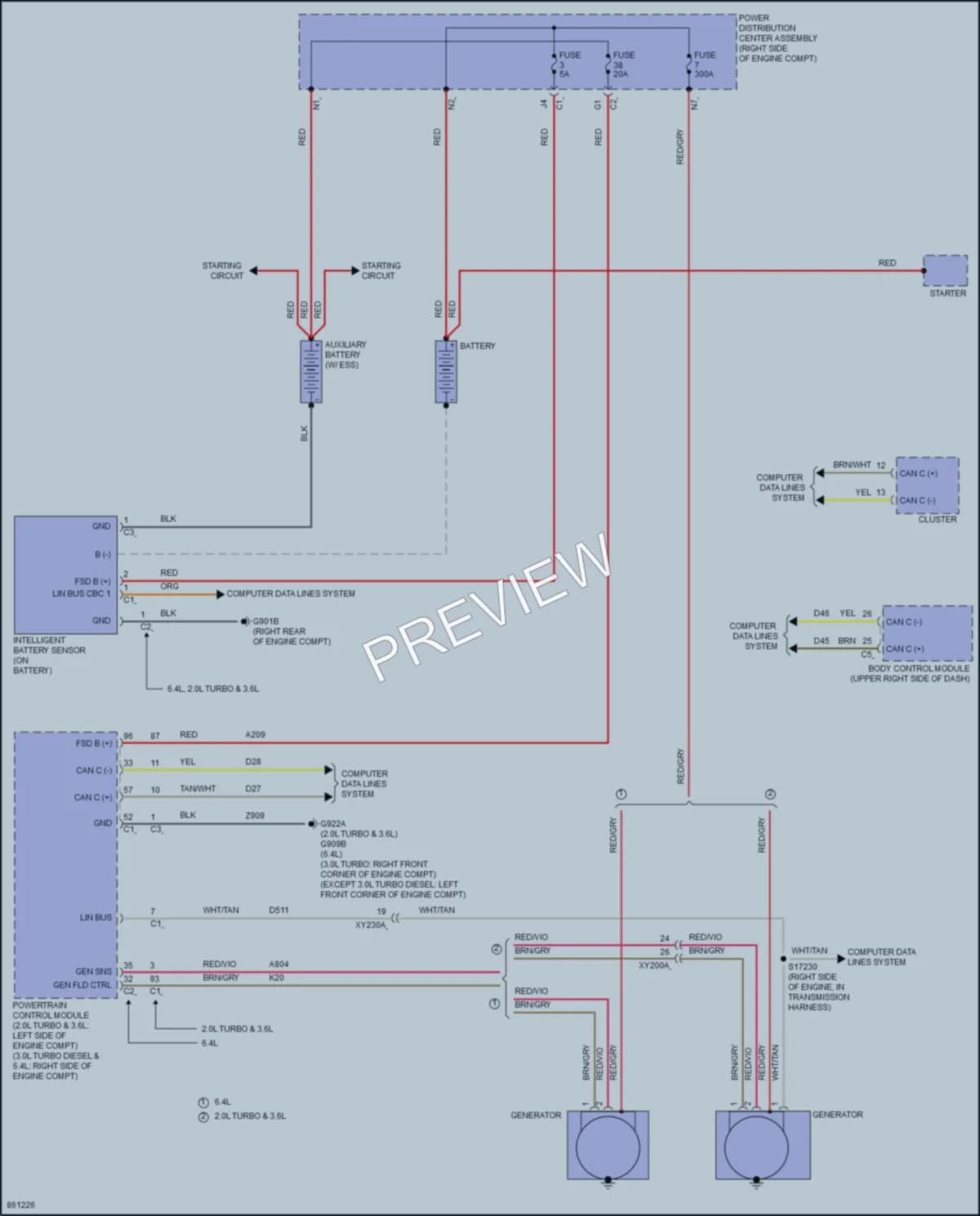 2024 Jeep WranglerUnlimited Starting Charging wiring diagram preview