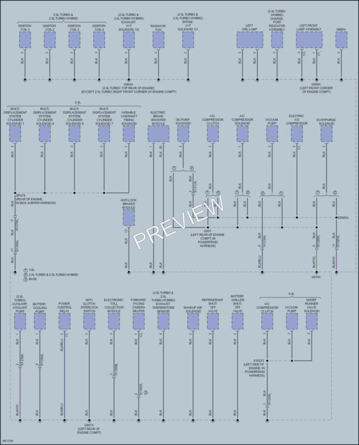 2024 Jeep WranglerUnlimited4XE Ground Distribution wiring diagram preview