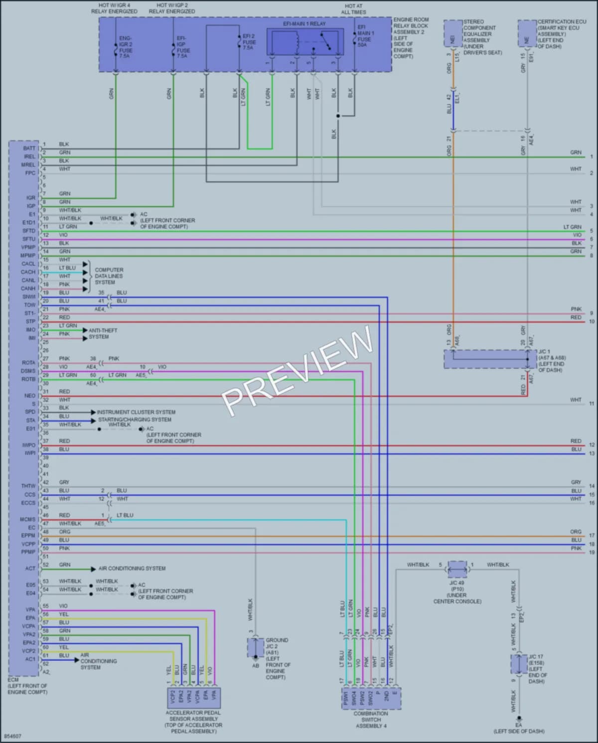 2024 Lexus GX550 Engine Performance wiring diagram preview