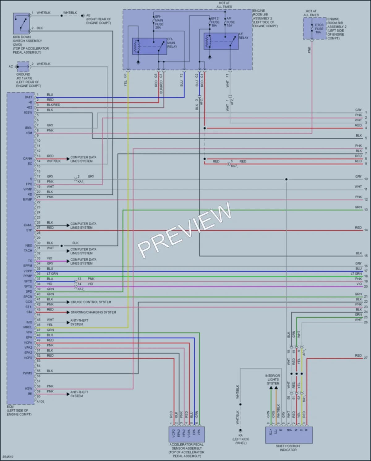 2024 Lexus IS350 Engine Performance wiring diagram preview