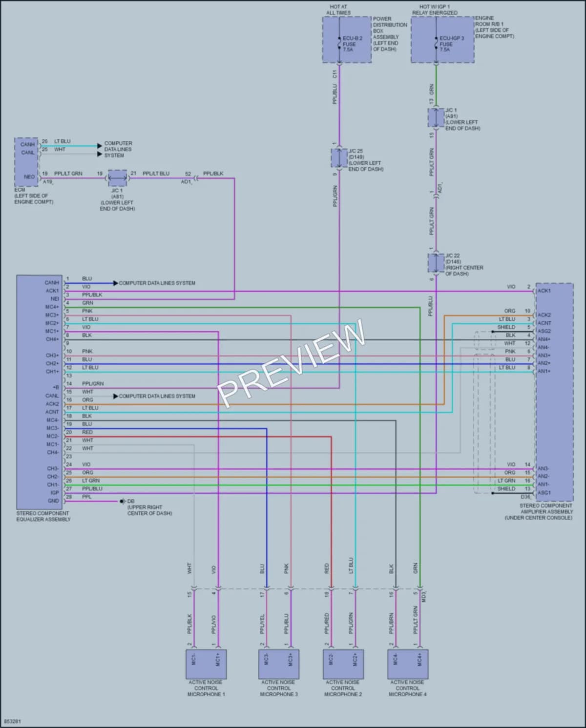 2024 Lexus NX250 Radio wiring diagram preview