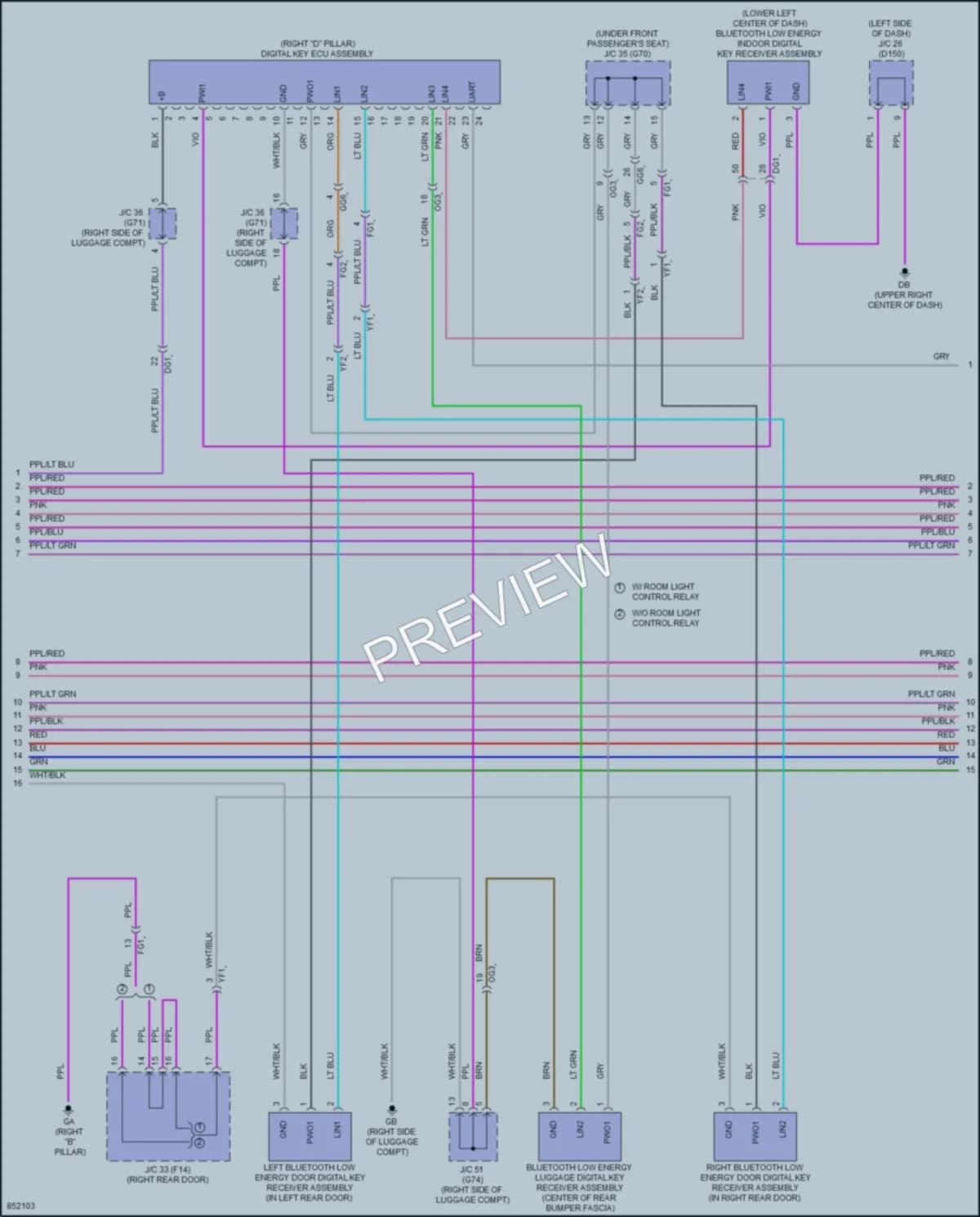 2024 Lexus NX350 Anti Theft wiring diagram preview