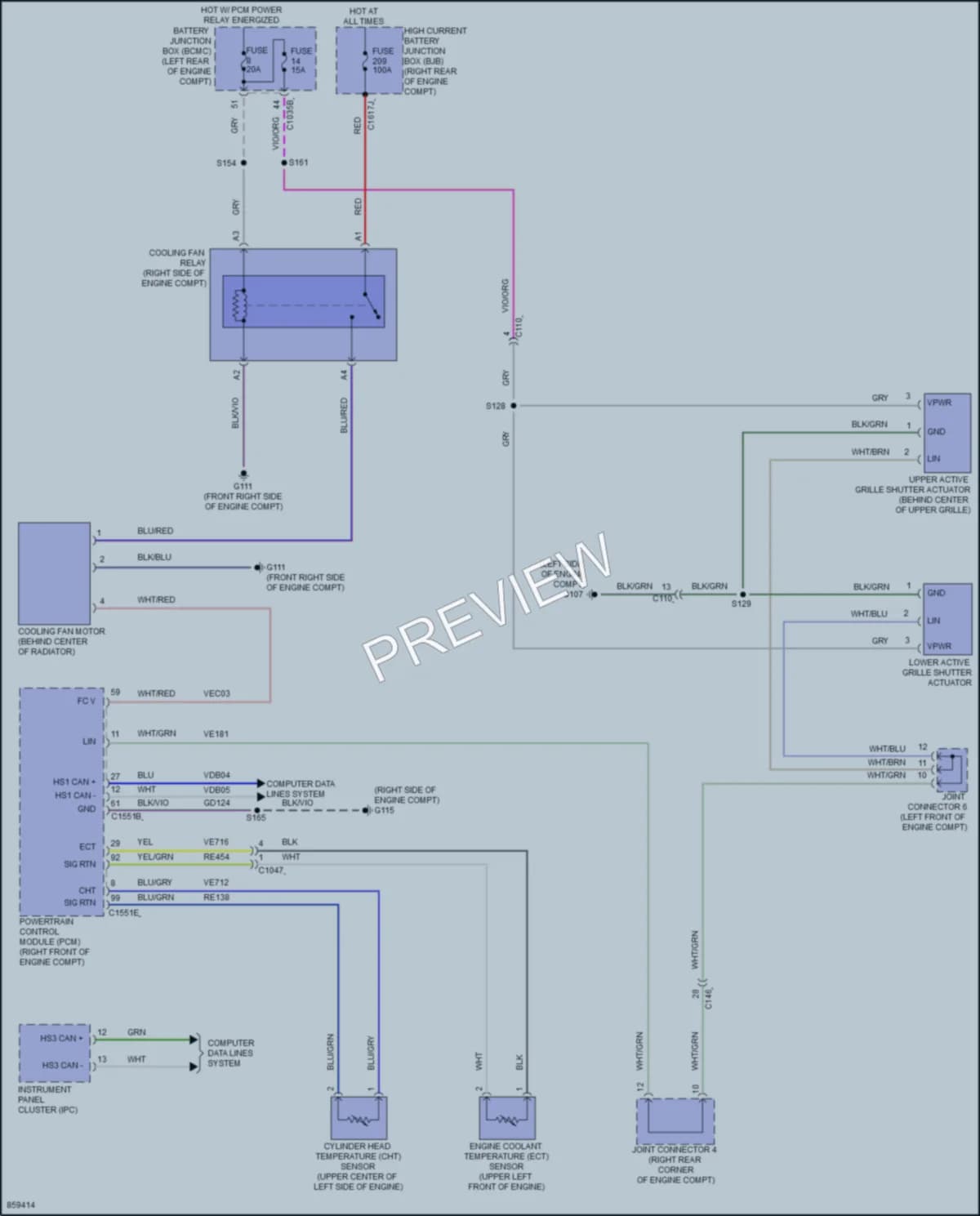 2024 Lincoln Aviator Cooling Fan Wiring Diagrams protected preview