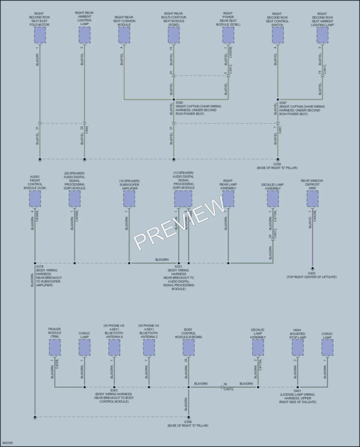 2024 Lincoln Nautilus Ground Distribution wiring diagram preview