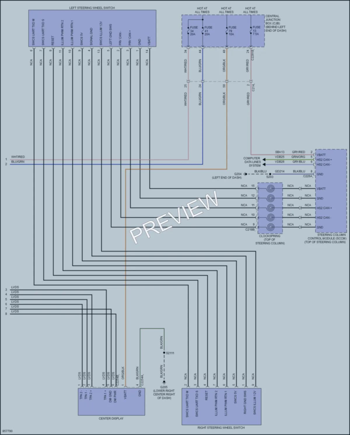 2024 Lincoln Nautilus Navigation wiring diagram preview