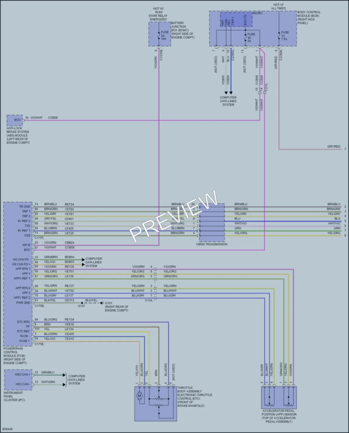 2024 Lincoln Navigator Cruise Control wiring diagram preview