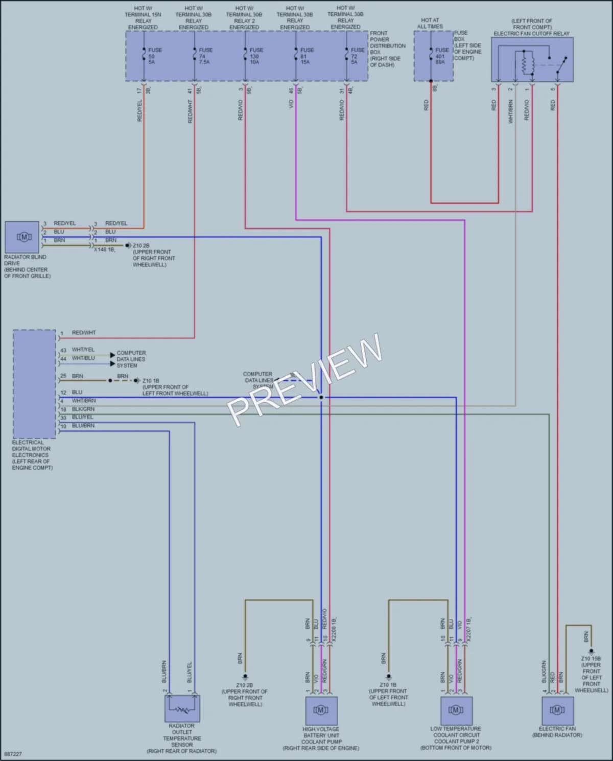 2024 MINI Cooper Cooling Fan Wiring Diagrams protected preview