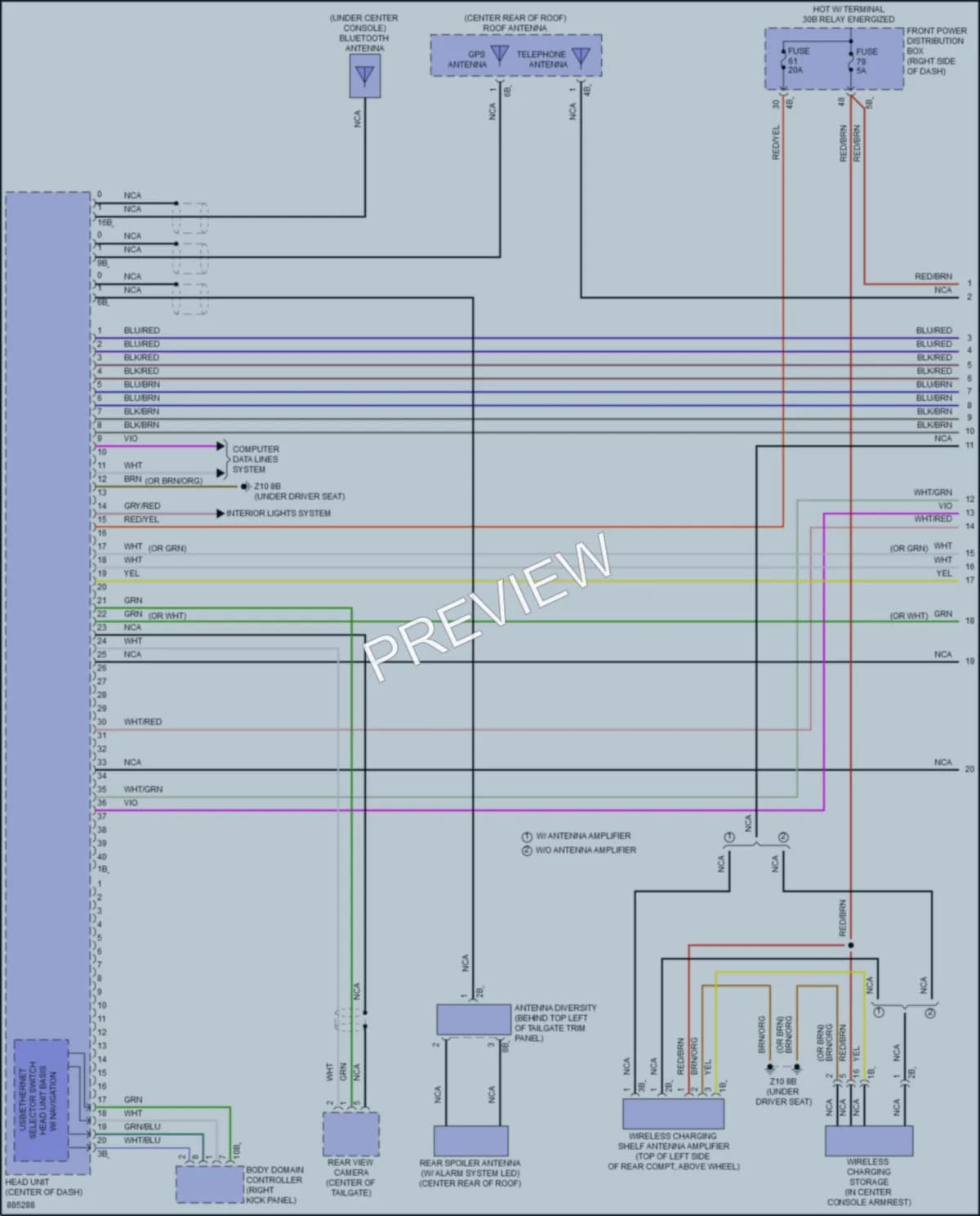 2024 MINI Cooper Radio wiring diagram preview