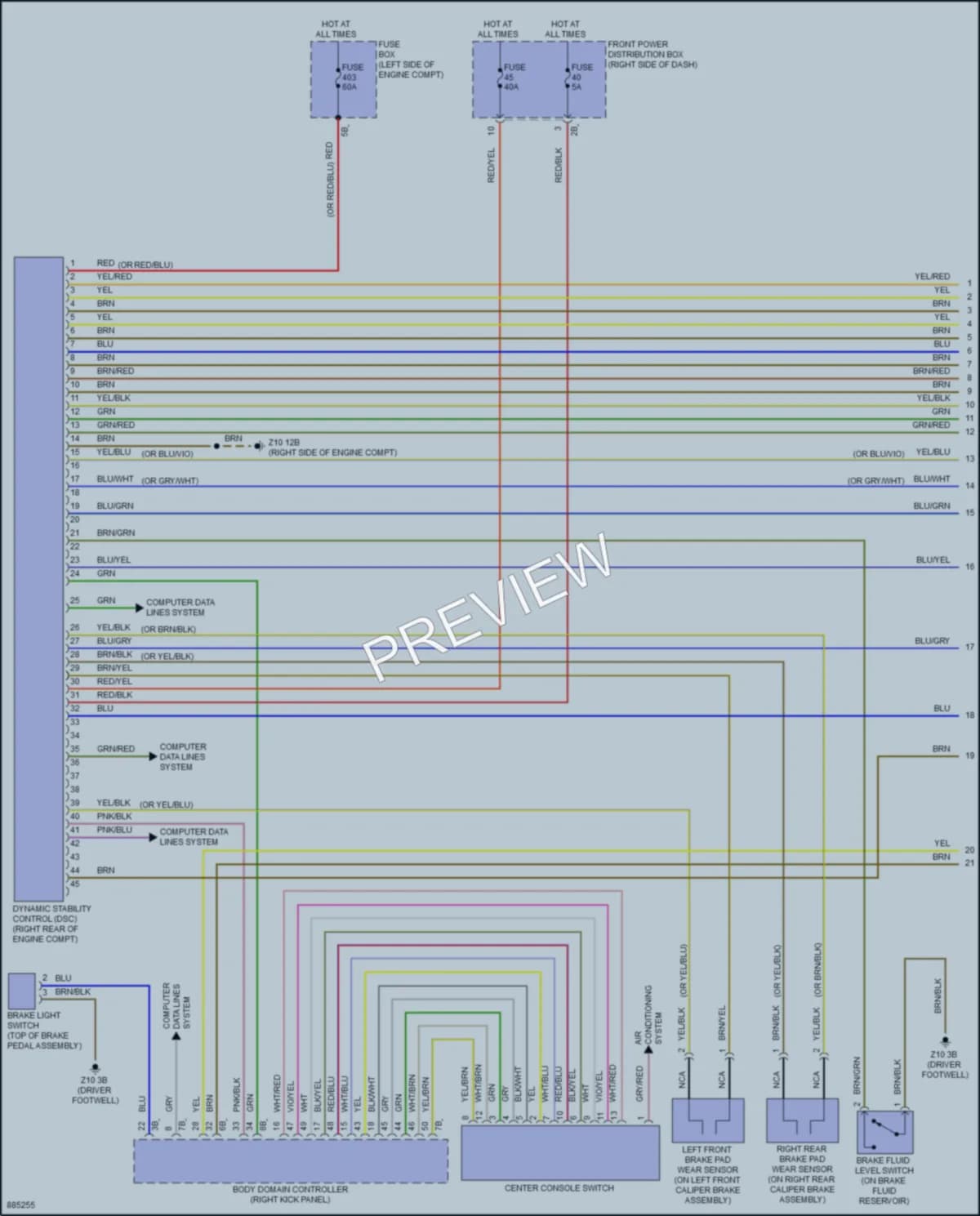 2024 MINI CooperCountryman Anti Lock Brakes wiring diagram preview