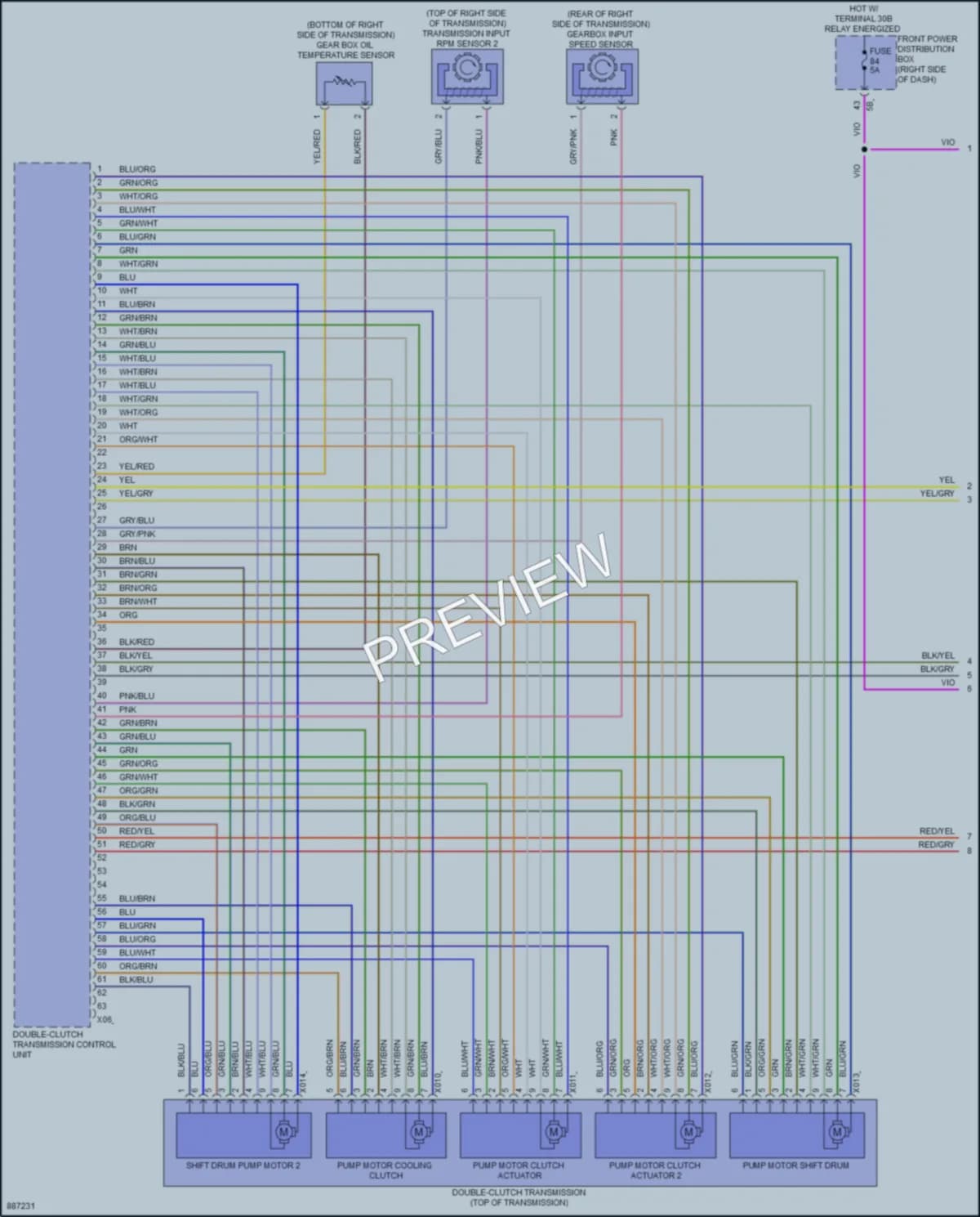 2024 MINI CooperCountryman Transmission wiring diagram preview