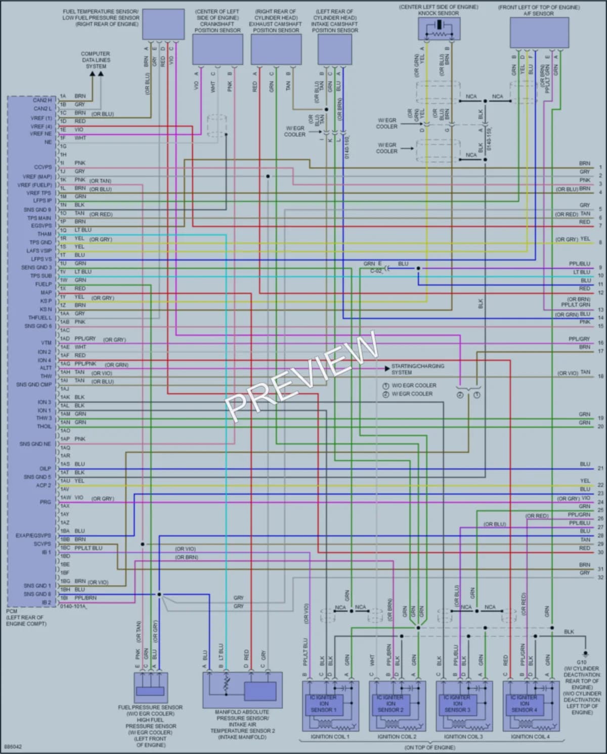 2024 Mazda 3 Engine Performance wiring diagram preview