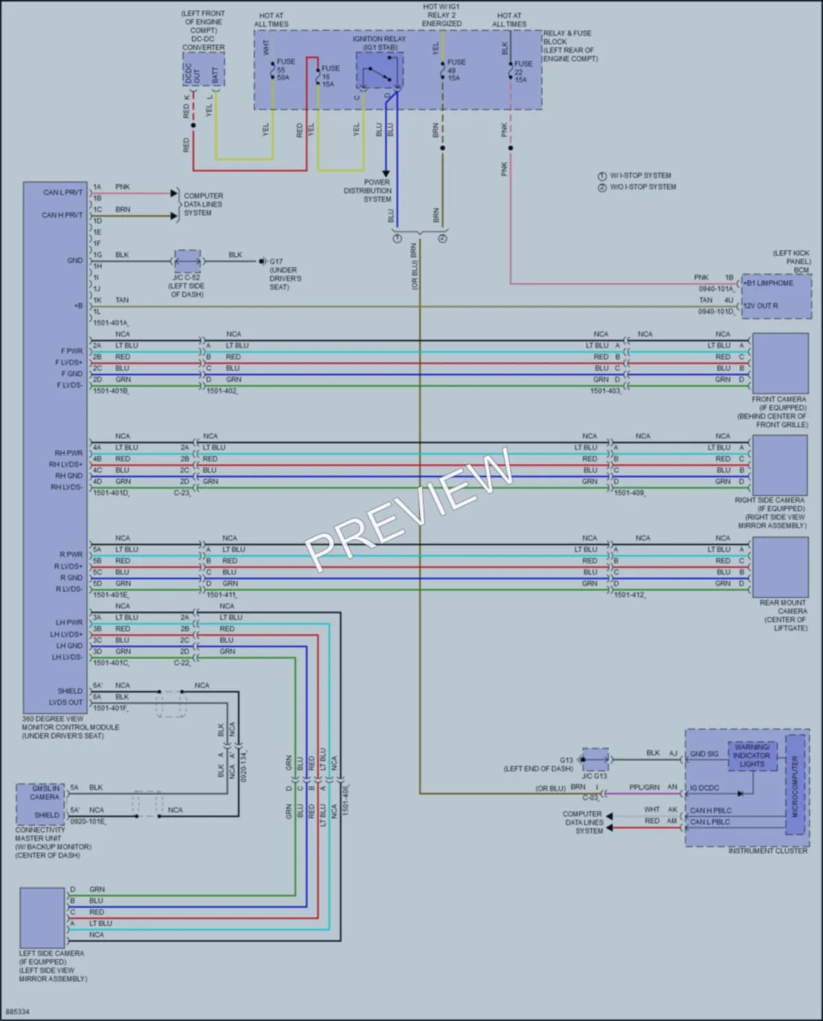 2024 Mazda CX50 Navigation wiring diagram preview