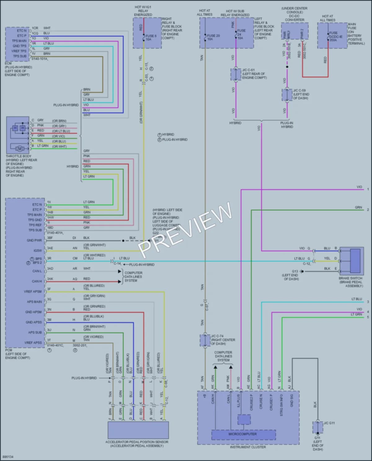 2024 Mazda CX90 Cruise Control wiring diagram preview