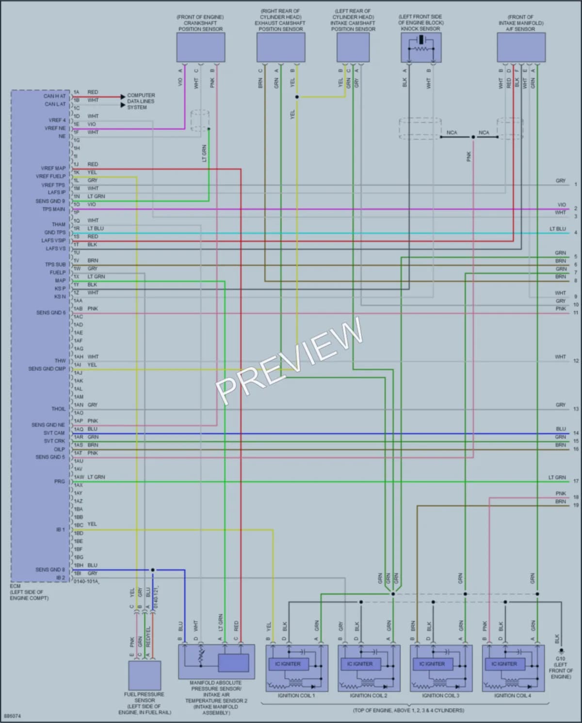 2024 Mazda CX90 Engine Performance wiring diagram preview