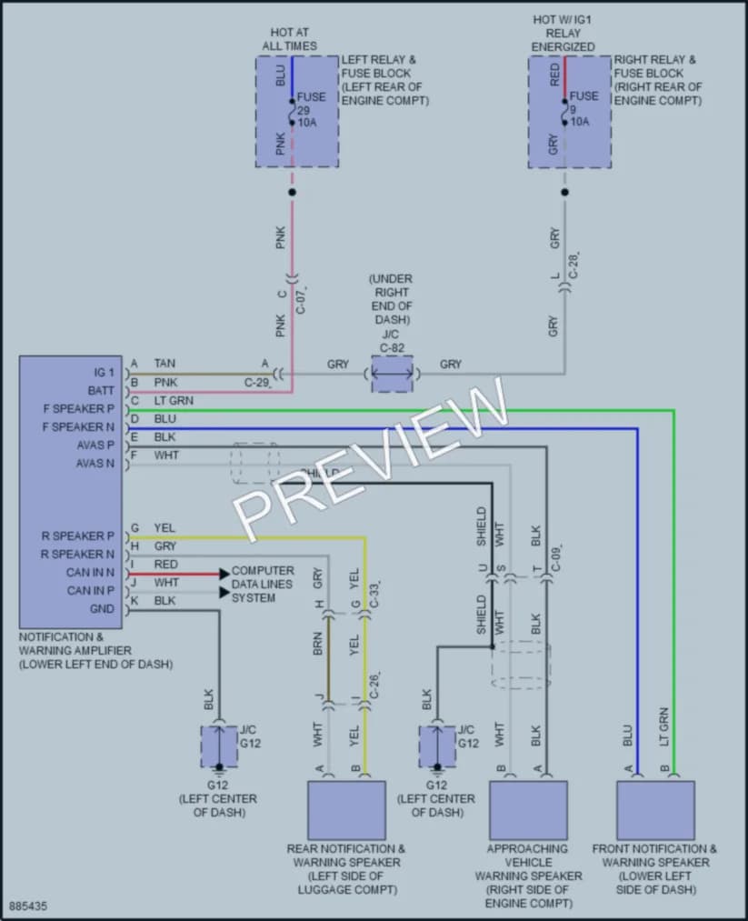 2024 Mazda CX90PlugIn Active Bodyworks wiring diagram preview