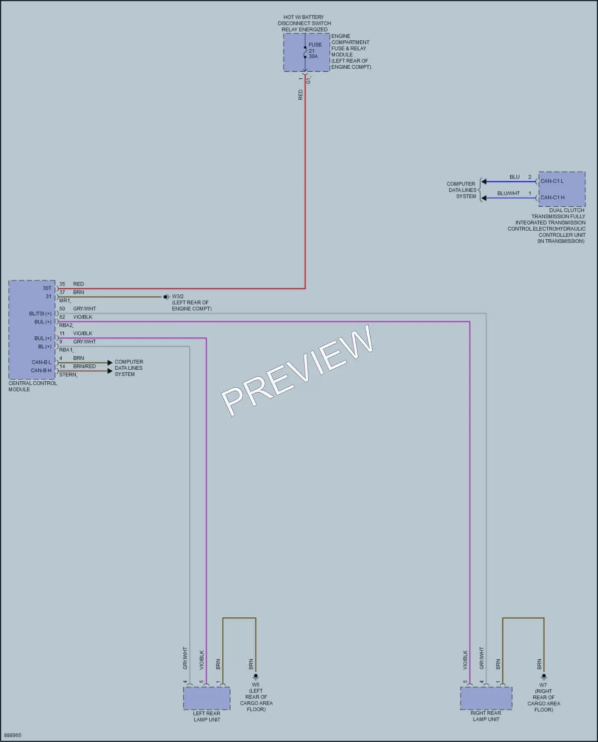 2024 MercedesBenz GLB250 Exterior Lights wiring diagram preview