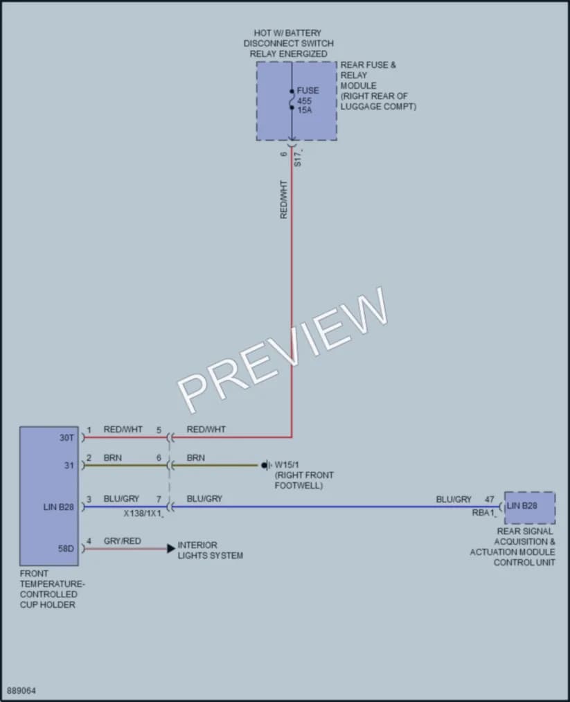 2024 MercedesBenz GLE580 Power Seats wiring diagram preview
