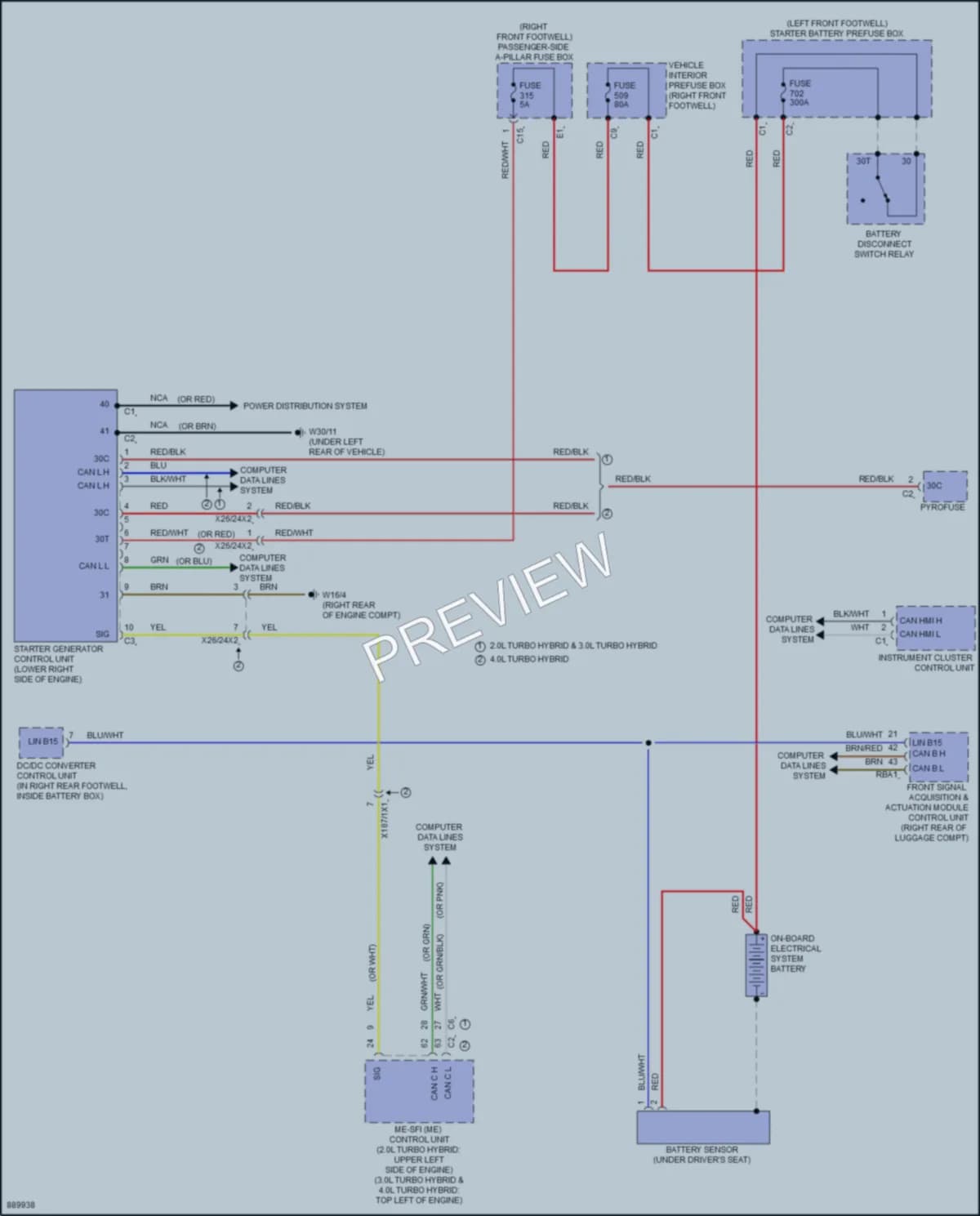 2024 MercedesBenz GLS450 Starting Charging wiring diagram preview