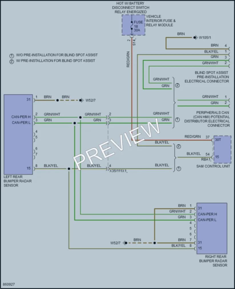 2024 MercedesBenz eSprinter Navigation wiring diagram preview