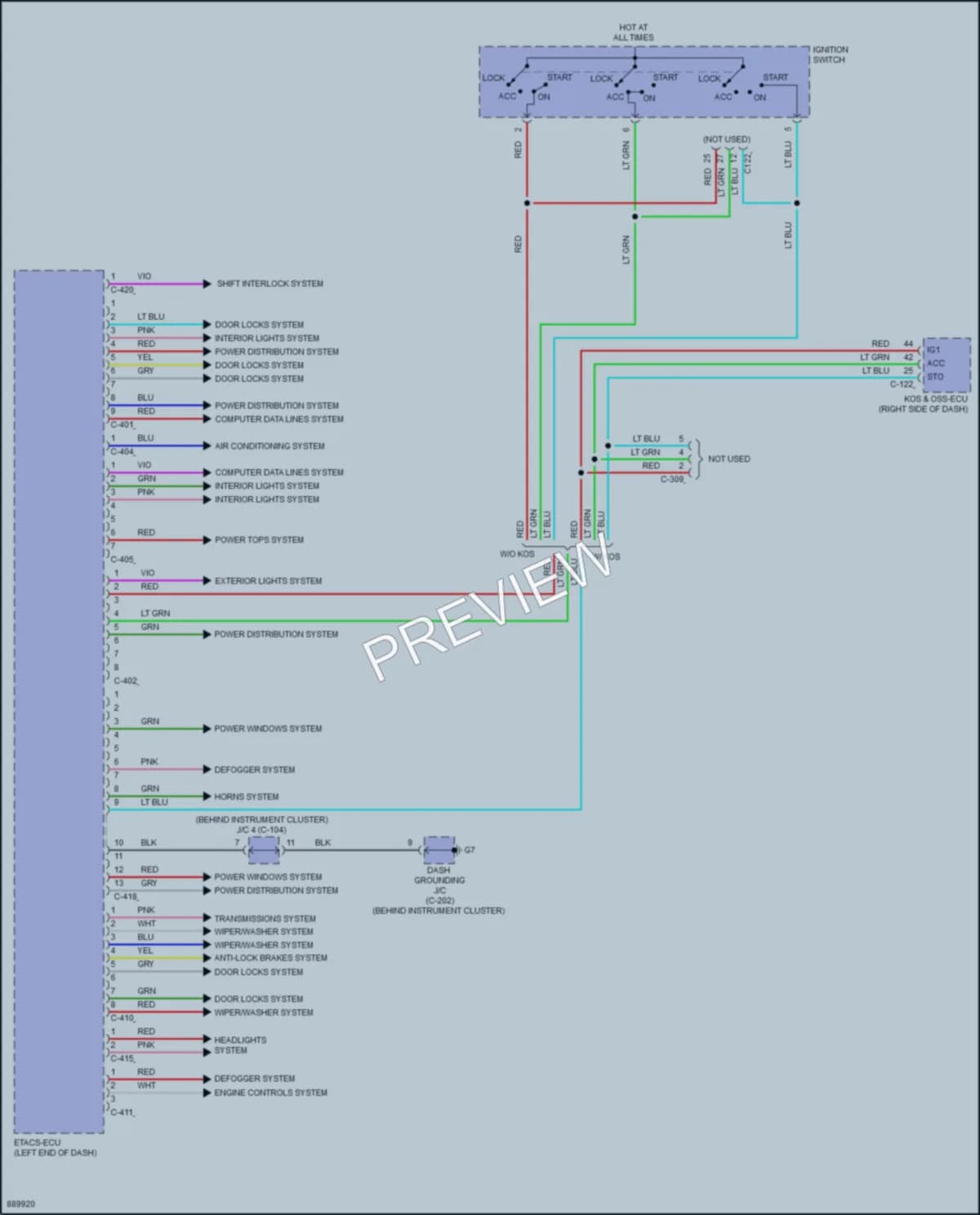 2024 Mitsubishi EclipseCross Body Control Modules Wiring Diagrams protected preview