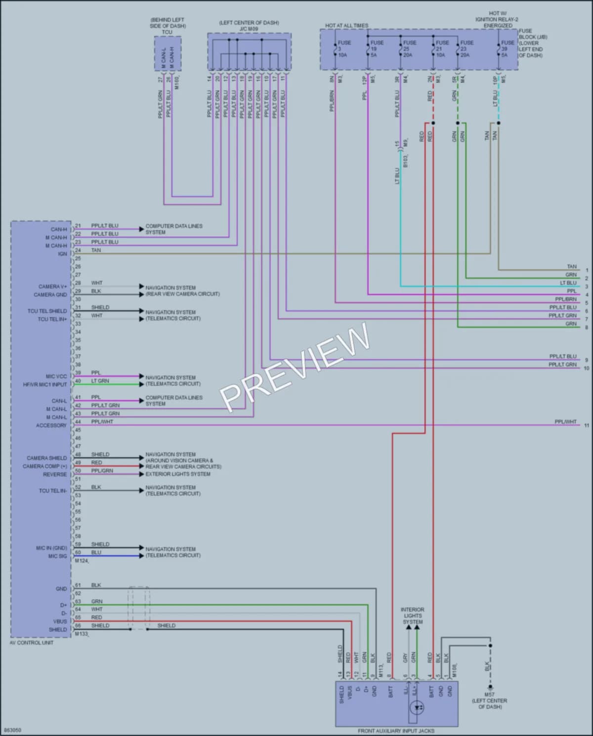 2024 Nissan Altima Radio wiring diagram preview