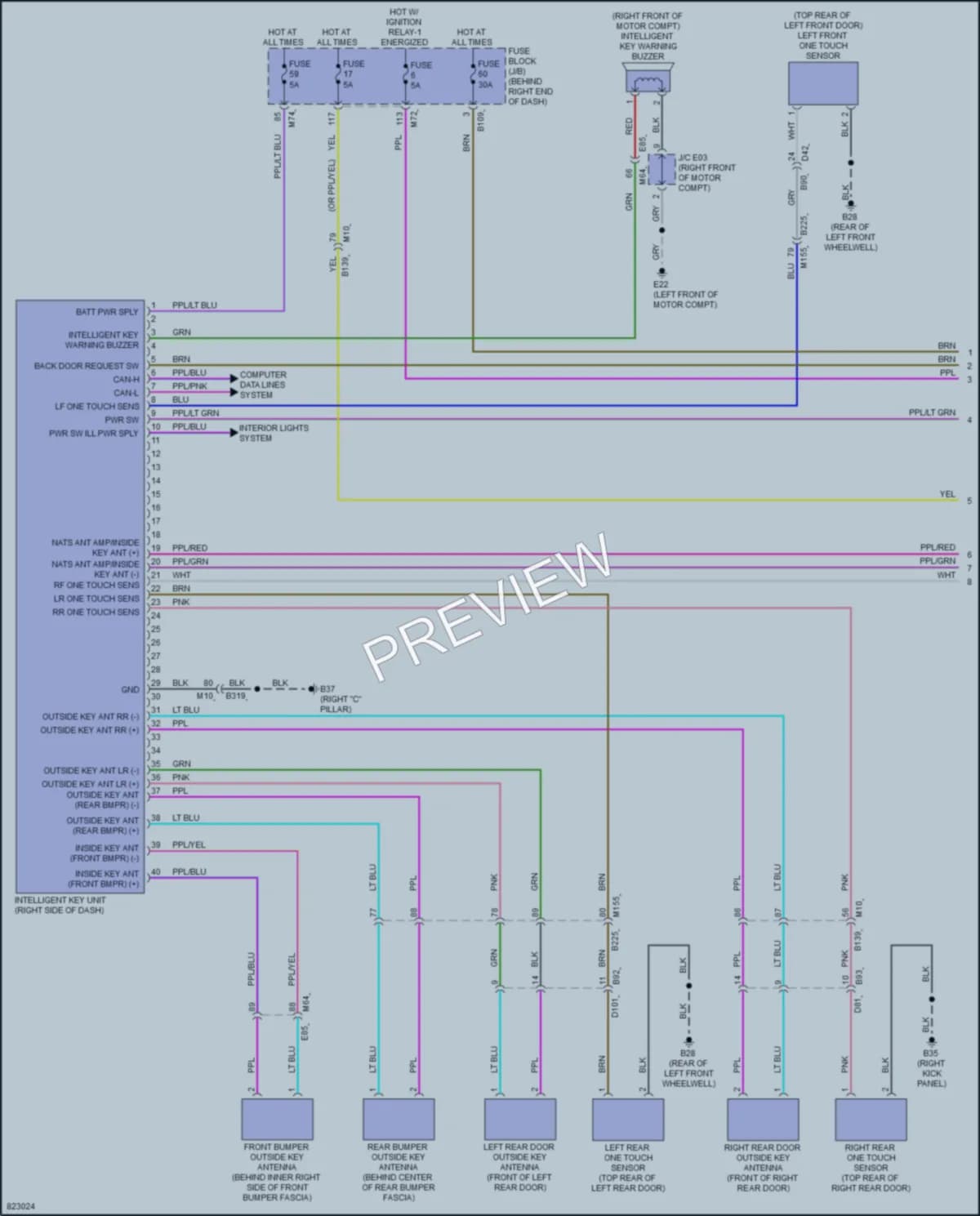 2024 Nissan Ariya Anti Theft wiring diagram preview