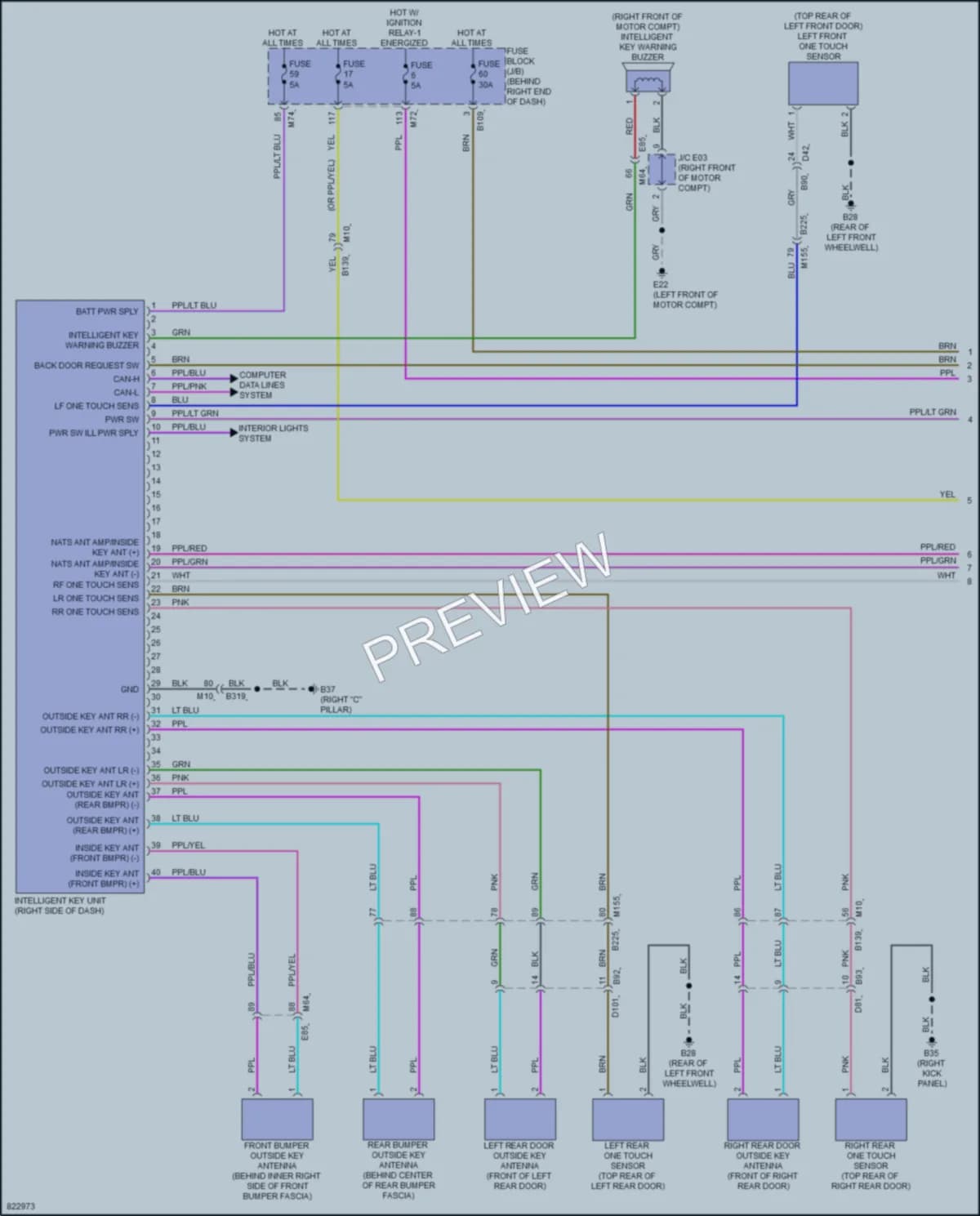2024 Nissan Ariya Power Door Locks wiring diagram preview