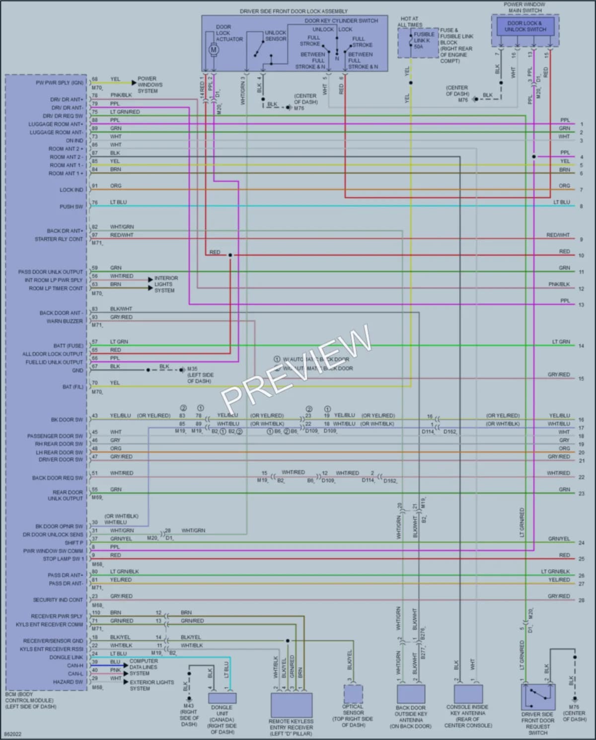 2024 Nissan Armada Anti Theft wiring diagram preview