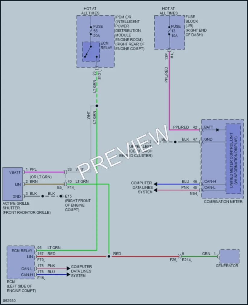 2024 Nissan Frontier Active Bodyworks wiring diagram preview