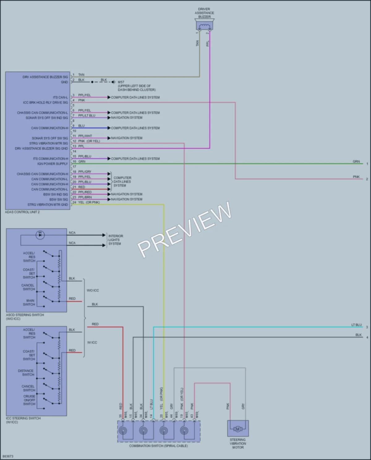 2024 Nissan Frontier Cruise Control wiring diagram preview