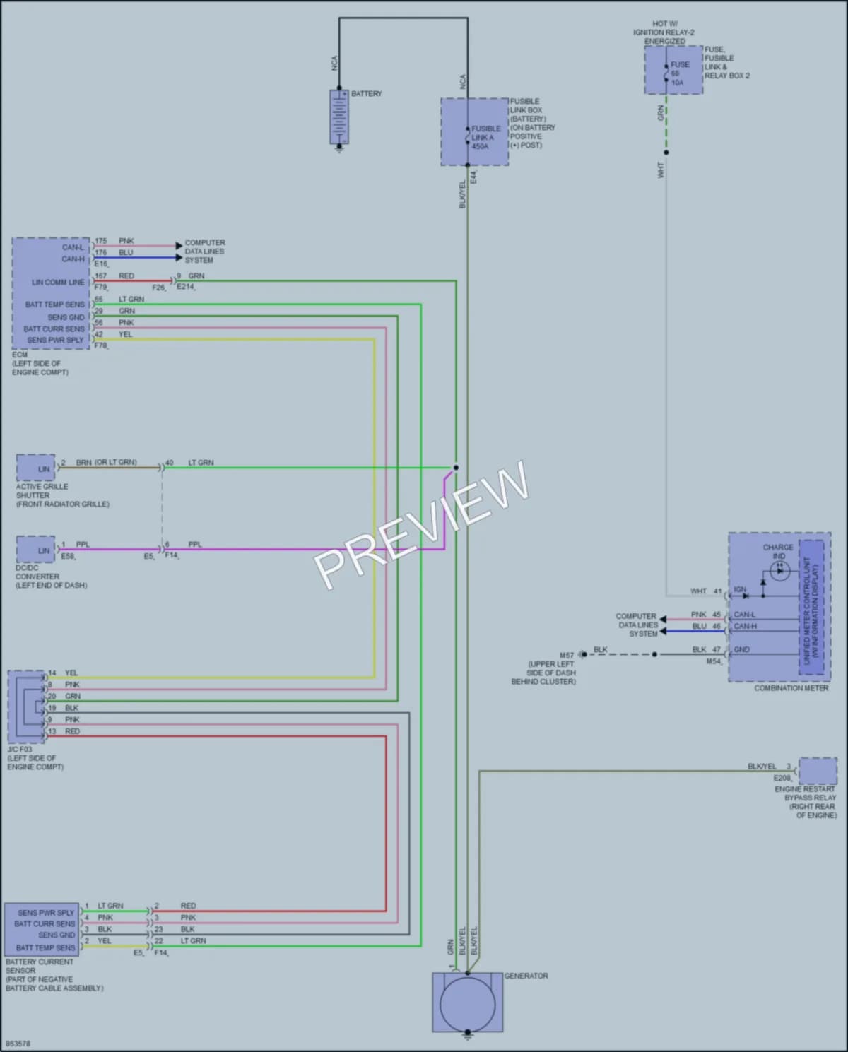 2024 Nissan Frontier Starting Charging wiring diagram preview