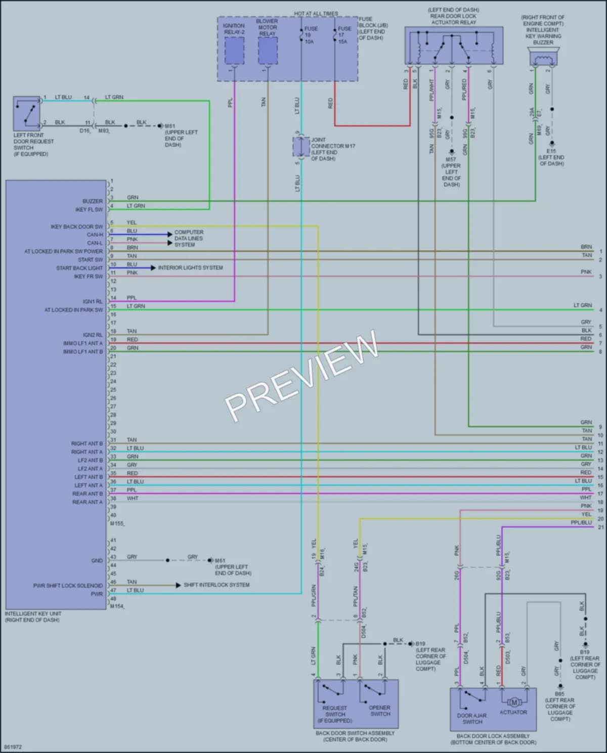 2024 Nissan Kicks Anti Theft wiring diagram preview