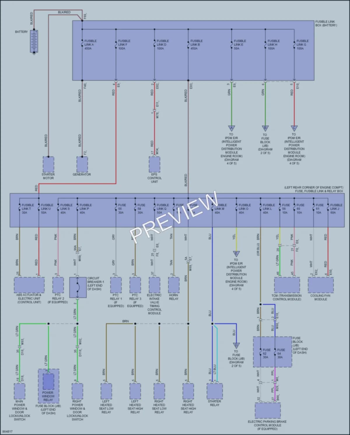 2024 Nissan Kicks Power Distribution wiring diagram preview