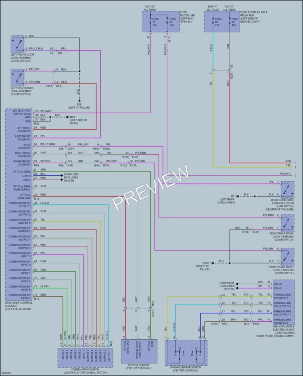2024 Nissan Pathfinder Headlights wiring diagram preview