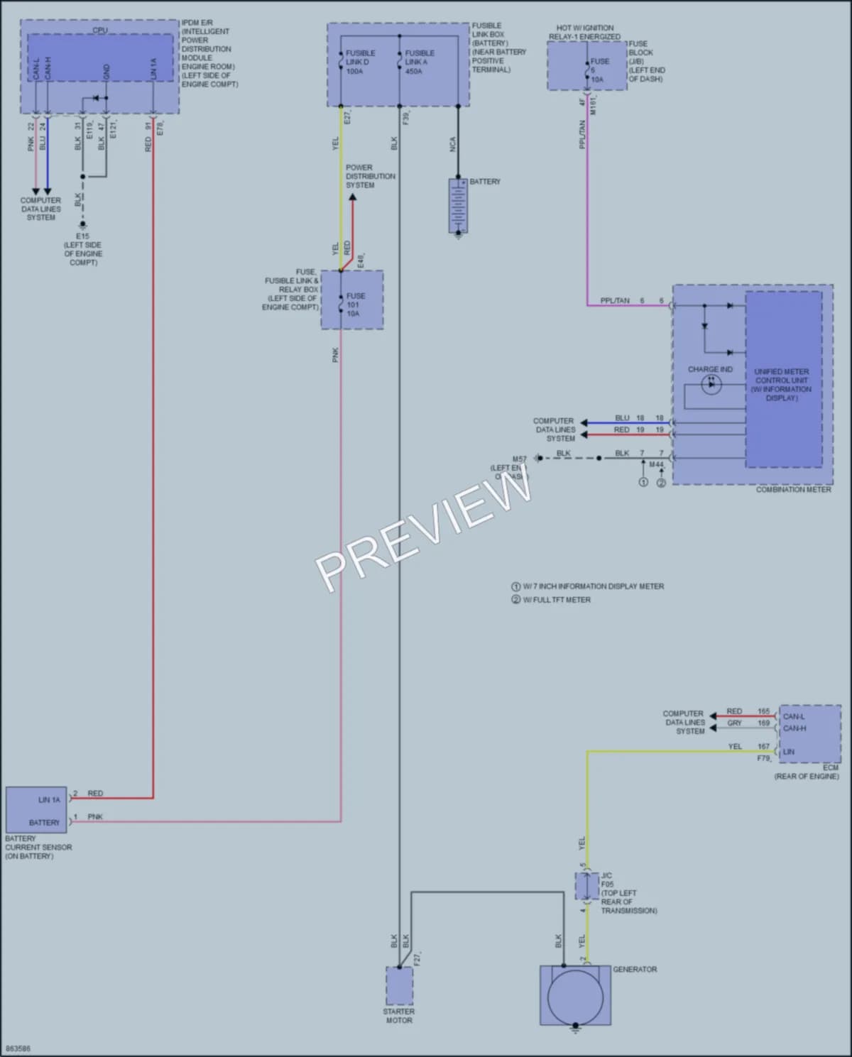 2024 Nissan Pathfinder Starting Charging wiring diagram preview