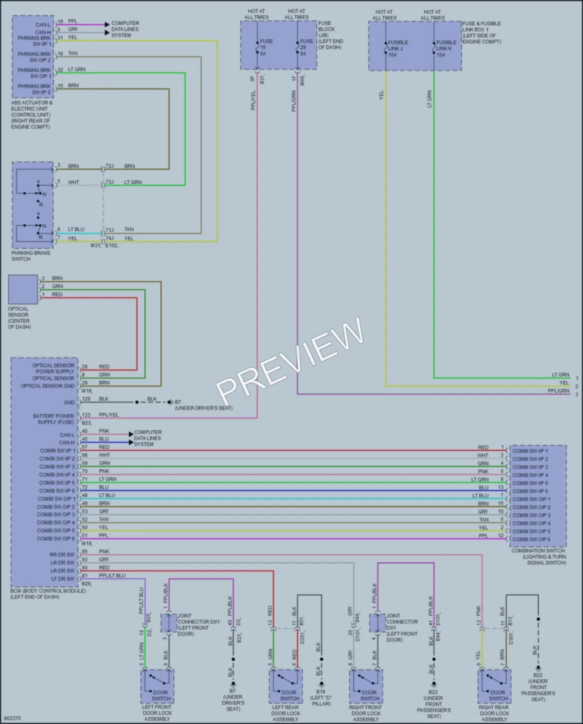 2024 Nissan Rogue Headlights wiring diagram preview