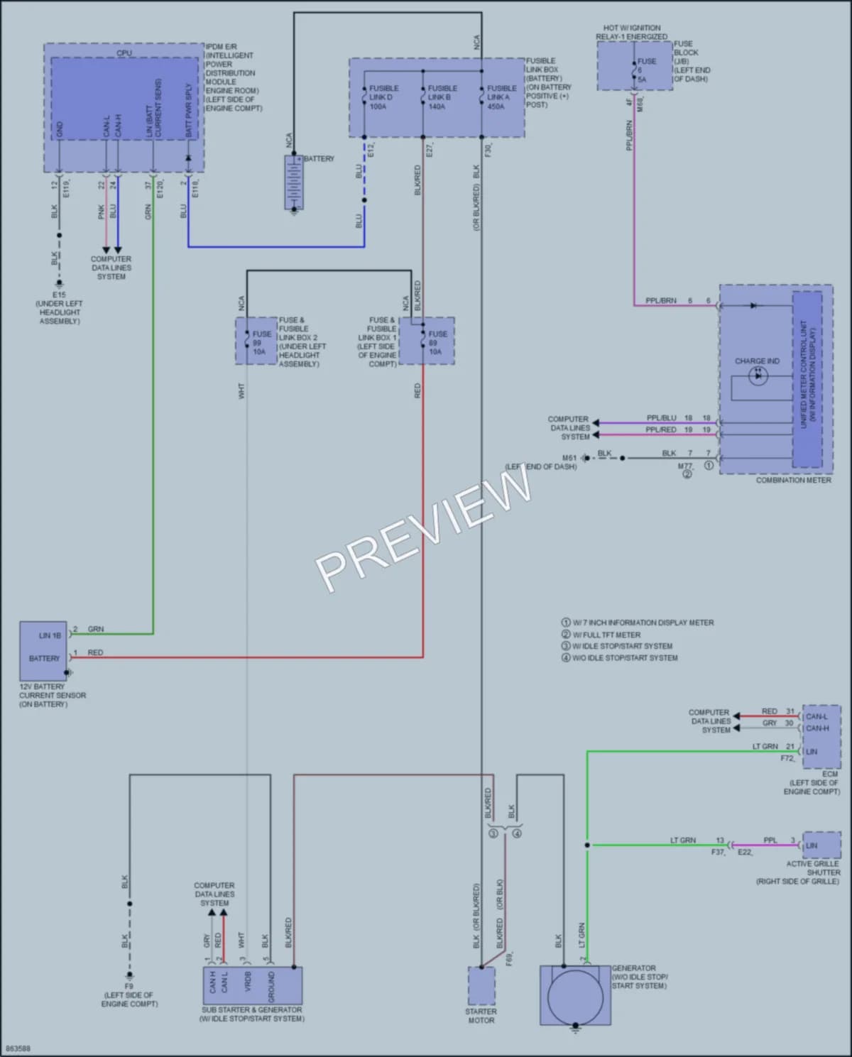 2024 Nissan Rogue Starting Charging wiring diagram preview