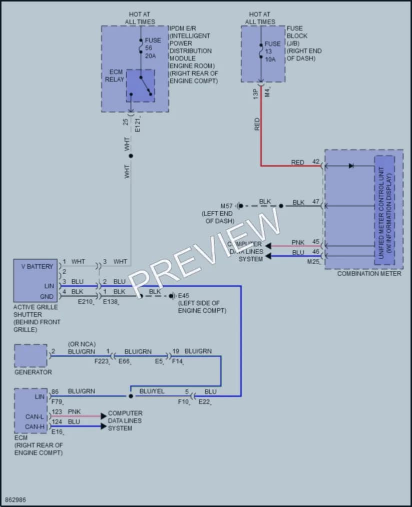 2024 Nissan Titan Active Bodyworks wiring diagram preview