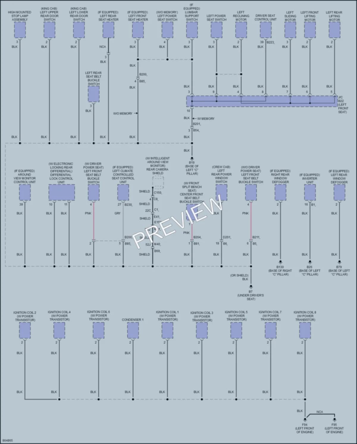 2024 Nissan Titan Ground Distribution wiring diagram preview